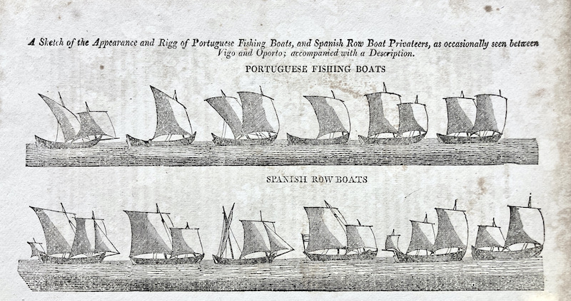 Portuguese Fishing Boats ; Spanish Row Boats / Barcos de Pesca Portugueses ; Barcos de Remo Españoles