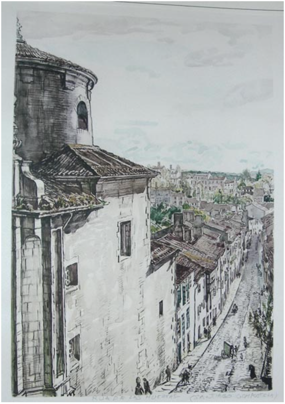 Rua de las Huertas. Santiago de Compostela