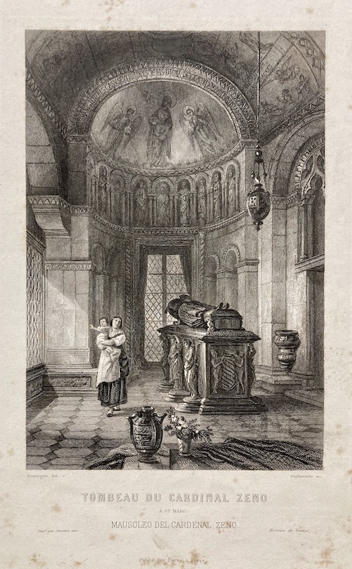 Tombeau du Cardinal Zeno a St. Marc / Mausoleo del Cardenal Zeno en San Marco