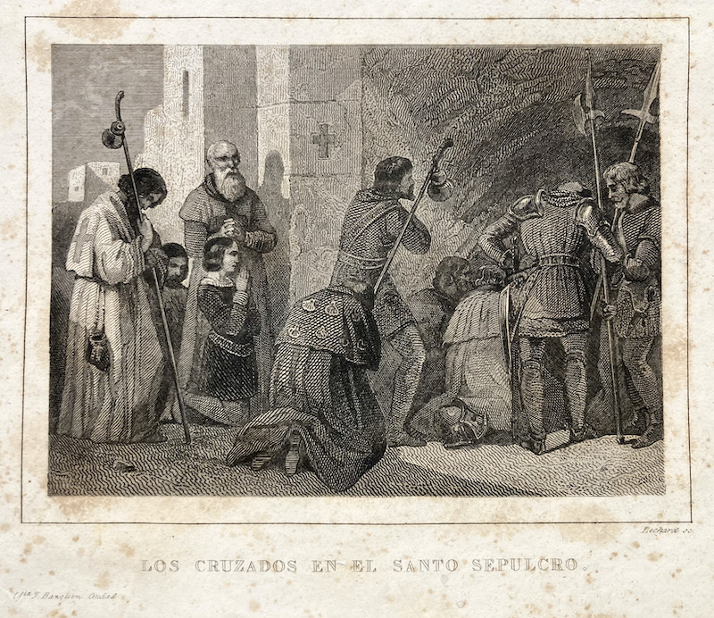 Los Cruzados en el Santo Sepulcro