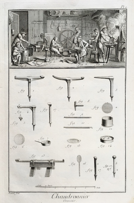 Calderero / Cobrero - Chaudronnier, Grossier - Pl. I