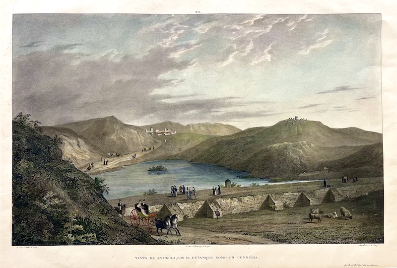 Vista De Antigola, Con el Estanque, Como Es Conocida