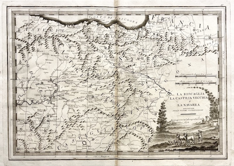 La Biscaglia La Castilia Vecchia e Navarra [Vizcaya, Castilla, Navarra]