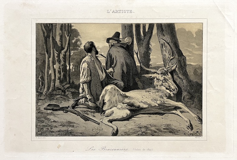 Les Braconniers (Salon de 1841) [Los Cazadores Furtivos]