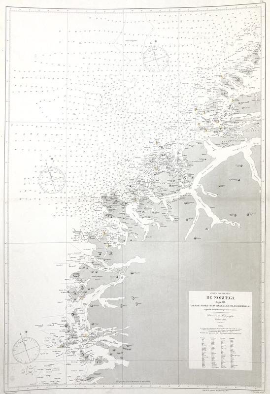Costa Occidental de Noruega - Hoja III, Desde Fiord Stav hasta las Islas Romdals