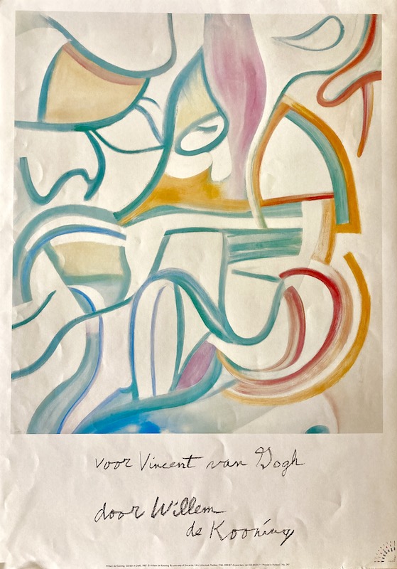 Voor Vincent Van Gogh - Door Willem de Kooning [Homenaje de Willem de Kooning a Vincent van Gogh, 1987]