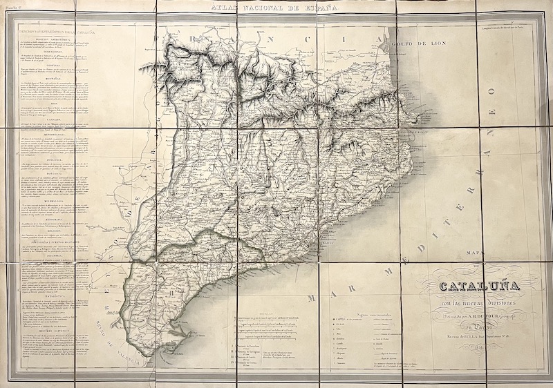 Mapa de Cataluña con las Nuevas Divisiones