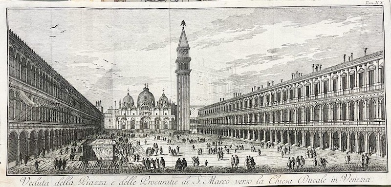 Veduta della Piazza e delle Procuratie di S. Marco verso la Chiesa Ducale in VENEZIA [Venecia]