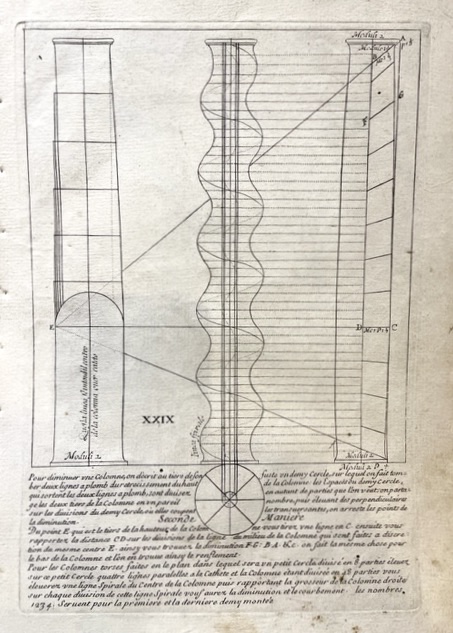 Regles des Cinq Ordres d' Architecture - XXIX
