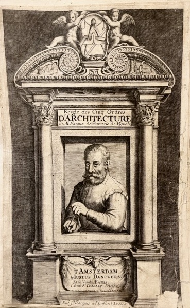 Regles des Cinq Ordres d' Architecture - Frontispicio