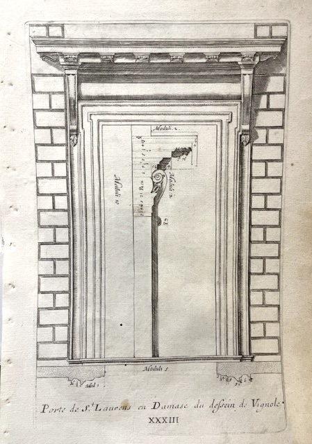 Regles des Cinq Ordres d' Architecture - XXXIII