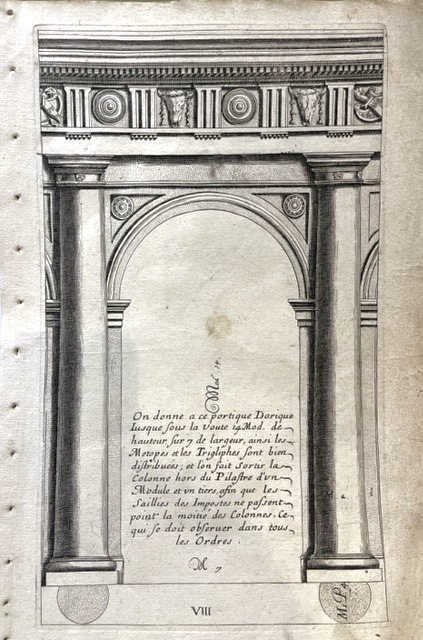 Regles des Cinq Ordres d' Architecture - VIII