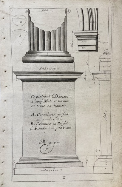 Regles des Cinq Ordres d' Architecture - X