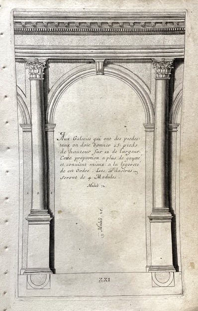 Regles des Cinq Ordres d' Architecture - XXI