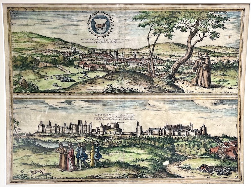 Oxonium Nobile Angliae Oppidum ; Vindesorium Celeberrimum Angliae Castrum [Oxford ; Windsor]