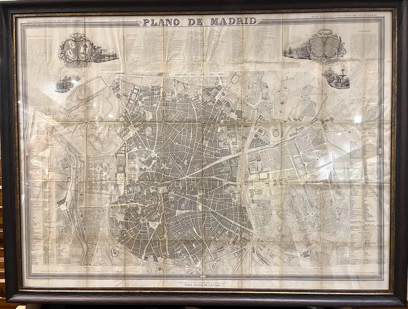 Plano de Madrid - Plano Oficial de la Villa