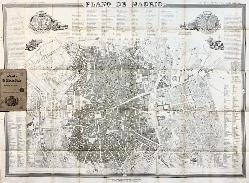 Plano de Madrid - Plano Oficial de la Villa
