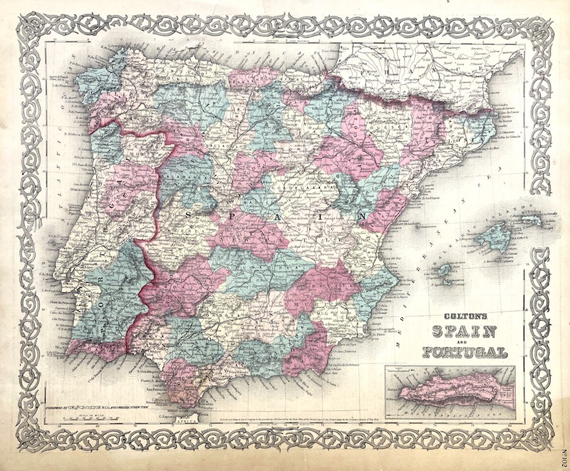 Colton 's Spain and Portugal