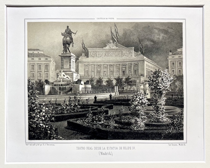 Teatro Real desde la Estatua de Felipe IV (Madrid)