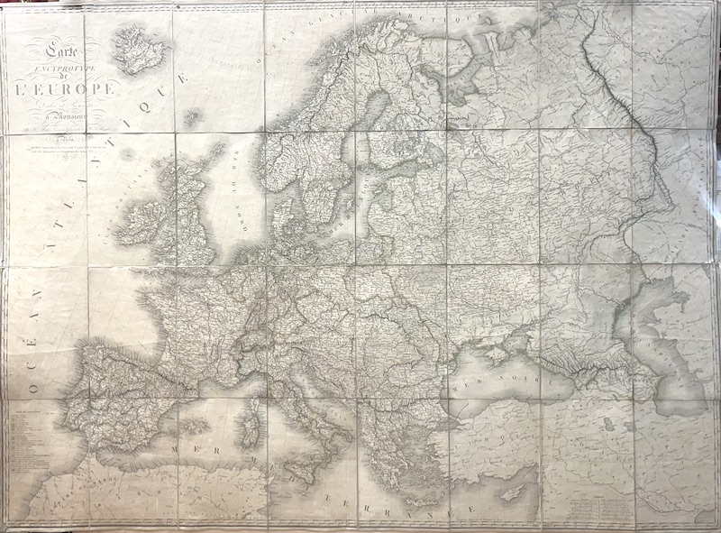 Carte Encyprotype de l' Europe