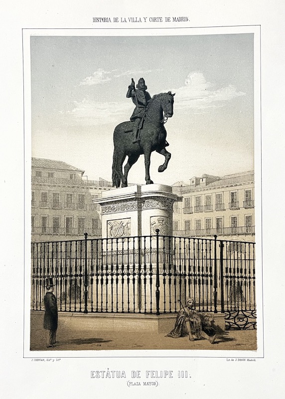 Historia de la Villa y Corte de Madrid - Estatua de Felipe III (Plaza Mayor)