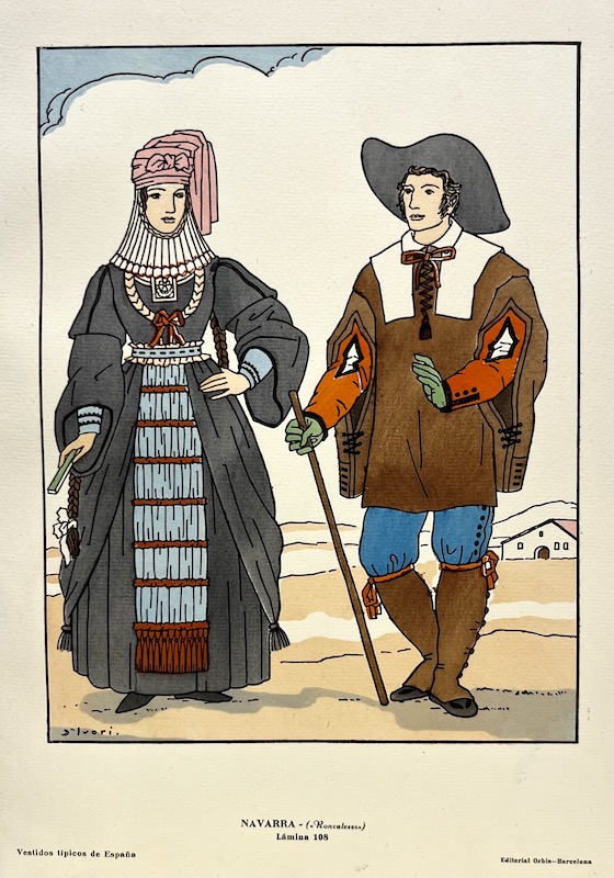 NAVARRA - Roncaleses - Lámina 108