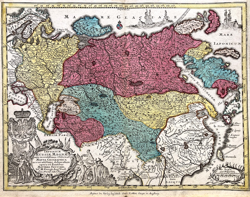 Imperium Russiae Magnae juxta recentissimas Observat Mappa Geographica