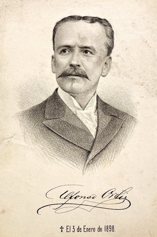 Alfonso Ortiz - El 3 de Enero de 1898 (Esquela)