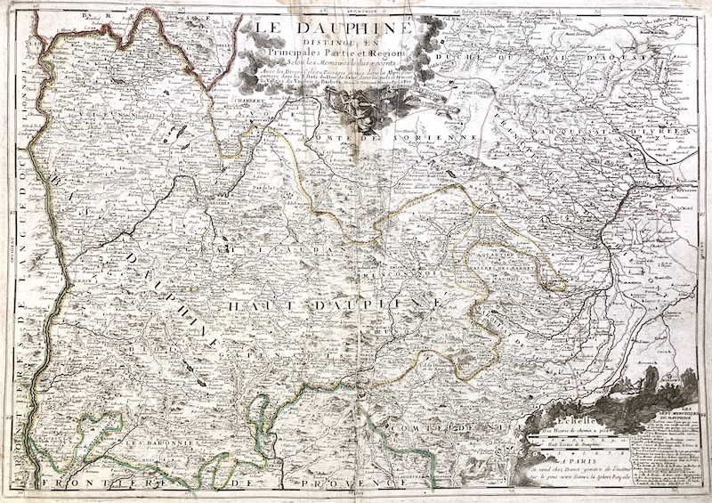 Le DAUPHINE ditingué en Principales Parties et Regions