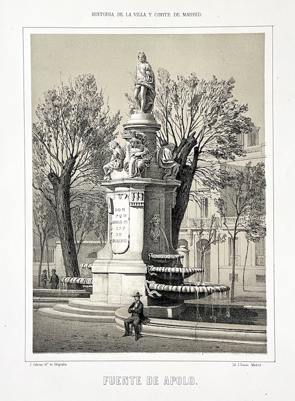 Historia de la Villa y Corte de Madrid - Fuente de Apolo