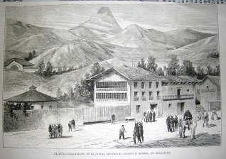 Alava, casa-Palacio de la actual Diputacion carlista a guerra, en Aramayona