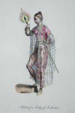 Habit of a lady of Indostan. Femmes des Indes Orientales