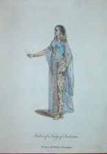 Habit of a lady of Indostan (3). Femmes des Indes Orientales