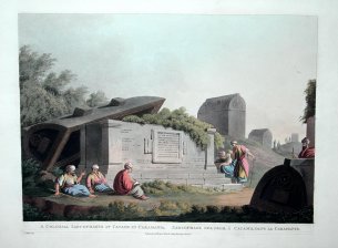 A Colossal Sarcophagus at Cacamo in Caramania. Sarcophage colossal a Cacamo dans la Caramanie (Sarcofago)