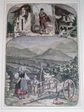 Recuerdos de la campiña de Oviedo : La Manjoya, San Lazaro, Vega.