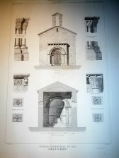 Iglesia Parroquial de Ujo, Imafronte y seccion transversal (Concejo de Mieres)
