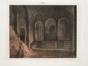 Interior de la Iglesia de Santa Cristina de Lena,