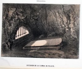 Covadonga, interior de la tumba de Pelayo