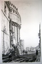 Avila, the apse of the Cathedral