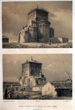 Abside y frontis de la Iglesia de Gomez Roman (Arevalo)