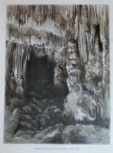 Gezicht in the grotten bij Manacor