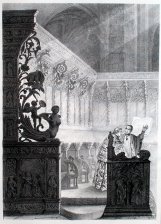 Parte interior del coro de la catedral de Palma