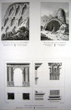 Restos de antiguas sepulturas en la ciudad de Olerdola/Ruinas de la antigua ciudad de Olerdola/Detalle y cortes del Arco de Bara