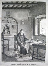 Interior de la Ermita de S. Dimas (Montserrat)