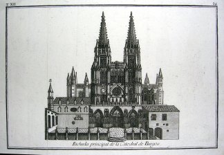 Fachada principal de la Catedral de Burgos