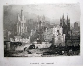 Ansicht von Burgos in Spanien