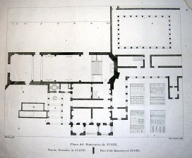Plano del Monasterio de Juste (Yuste)