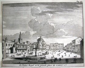 Le Palais Royal et la grande Place de Cadix