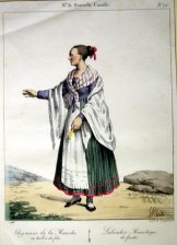 Paysanne de la Manche en habit de fete