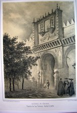 Catedral de Cordoba,  Puerta de las Palmas desde el Patio